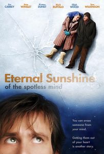 Movie poster of Eternal Sunshine of the Spotless Mind, one of the best date movies available. 